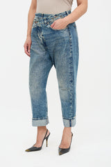 R13 Kelly Cross Over Jeans