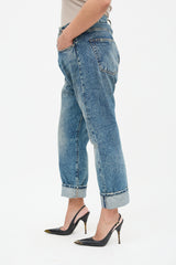 R13 Kelly Cross Over Jeans