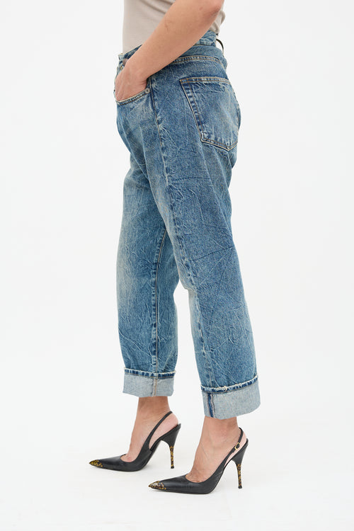 R13 Kelly Cross Over Jeans