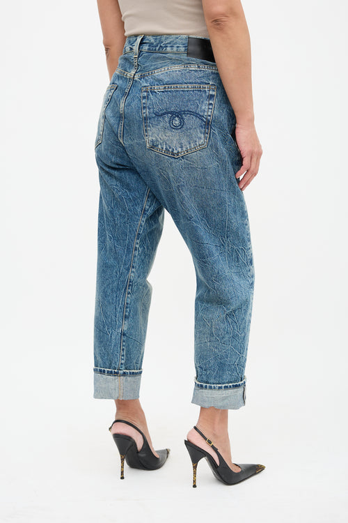 R13 Kelly Cross Over Jeans