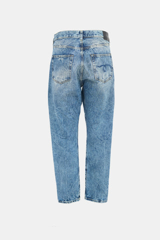 R13 Kelly Cross Over Jeans