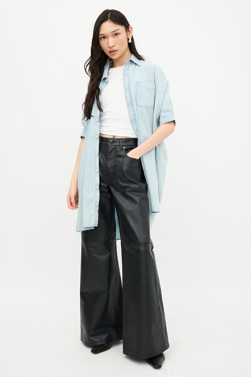 R13 Leather Janet Pant