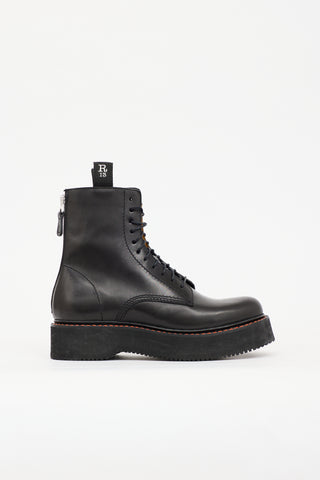 R13 Leather Single Stack Boot