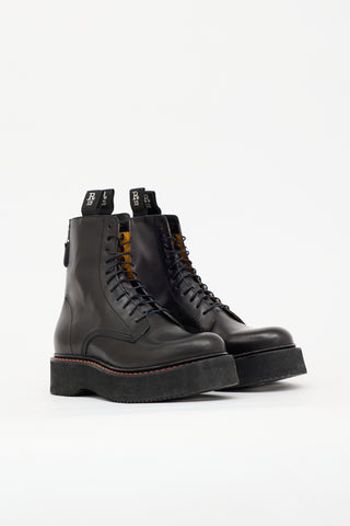 R13 Leather Single Stack Boot