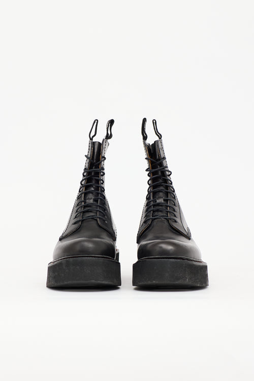 R13 Leather Single Stack Boot