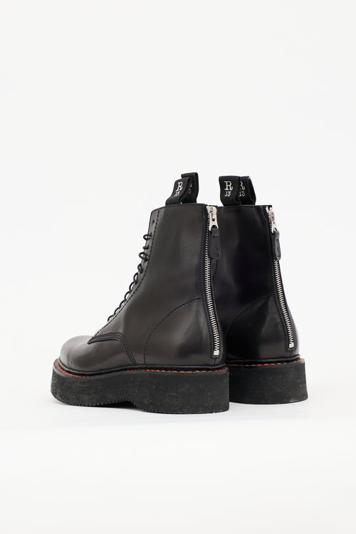 R13 Leather Single Stack Boot