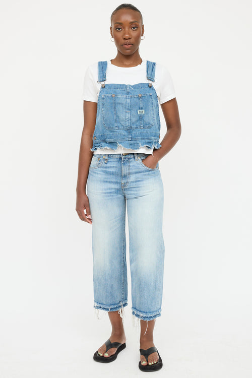 R13 Denim Overall Top