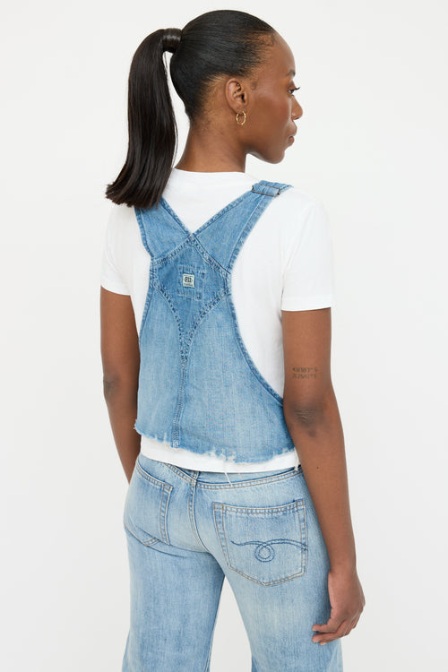 R13 Denim Overall Top