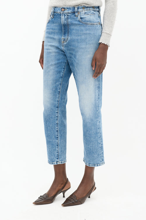 R13 Light Wash Shelley Slim Jeans