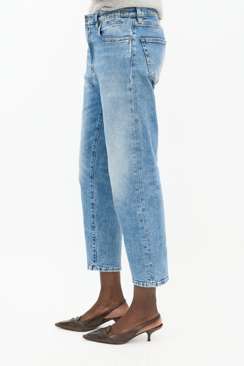 R13 Light Wash Shelley Slim Jeans