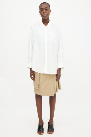 R13 Linen Oversized Shirt