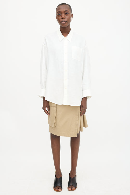 R13 Linen Oversized Shirt