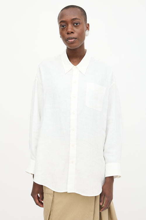 R13 Linen Oversized Shirt