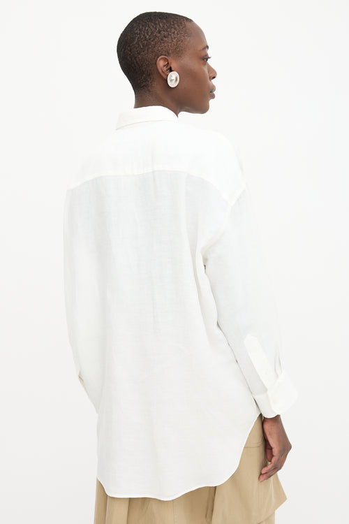 R13 Linen Oversized Shirt