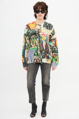 R13 Graffiti Printed Sweater