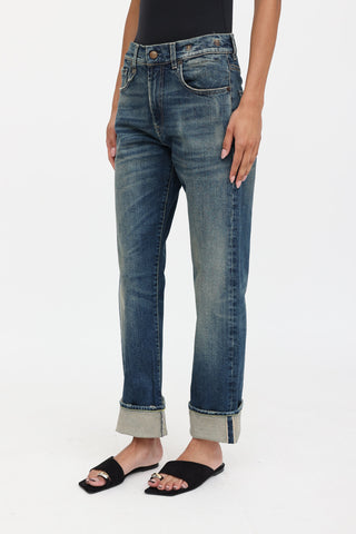 R14Cuffed Romeo Jeans