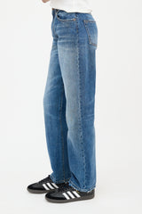 R13 Medium Wash Alice Straight Leg Jeans