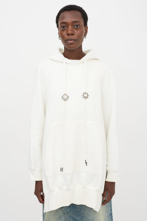 R13 Oversized Cape Hoodie