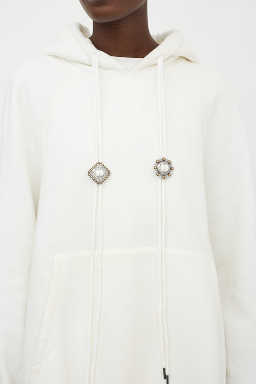 R13 Oversized Cape Hoodie