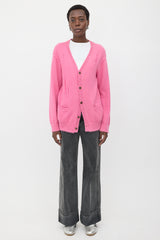 R13 Oversized Distressed Wool Cardigan