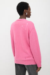 R13 Oversized Distressed Wool Cardigan