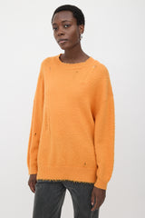 R13 Oversized Distressed Wool Sweater