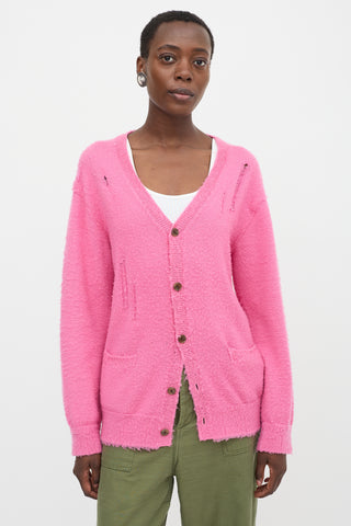 R13 Distressed Wool Cardigan