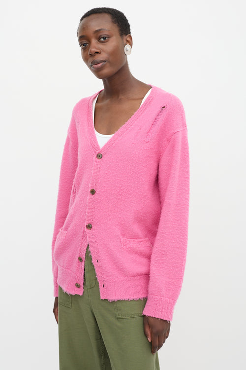 R13 Distressed Wool Cardigan