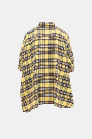 R13 Plaid Oversized Boxy Shirt