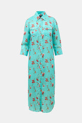 R13 Satin Floral Cowboy Dress