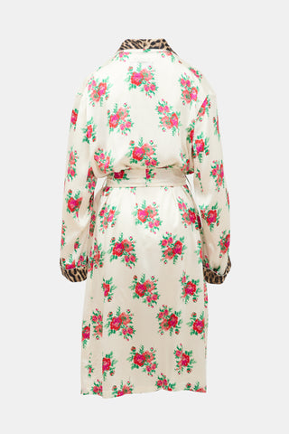 R13 Silk Smoking Robe