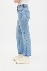 R13 Stone Wash Japser Tex Painted Courtney Slim Jean