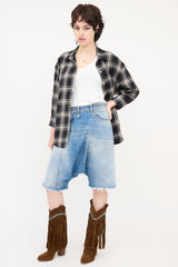 R13 Twister Jean Shorts