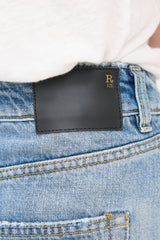 R13 Twister Jean Shorts