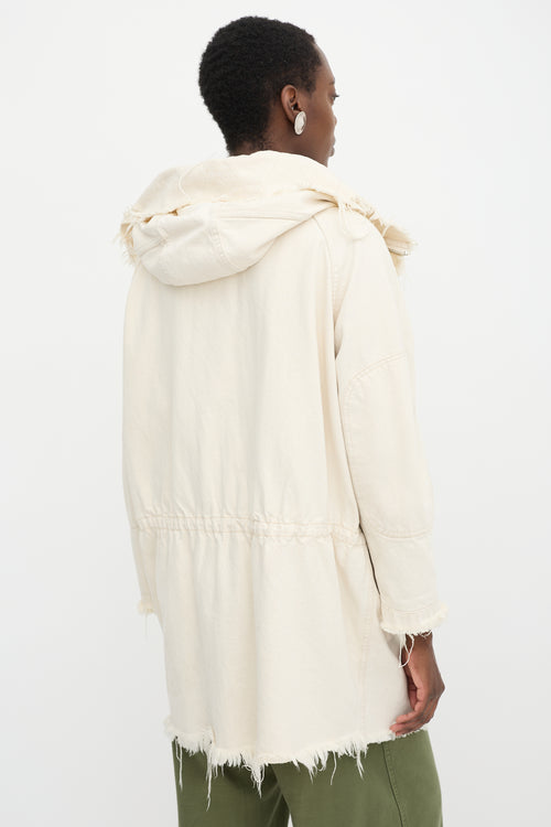 R13 Selvedge Denim Anorak Jacket