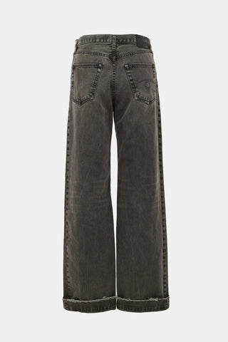 R13 Nina Straight Jeans