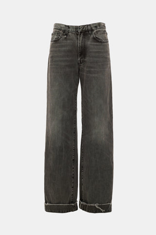 R13 Nina Straight Jeans