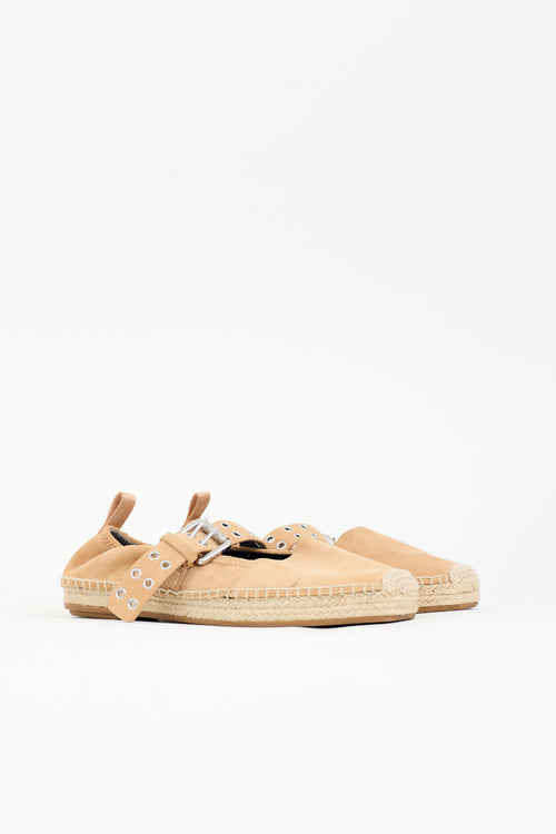 Rag & Bone Suede Anteros Espadrille Flat