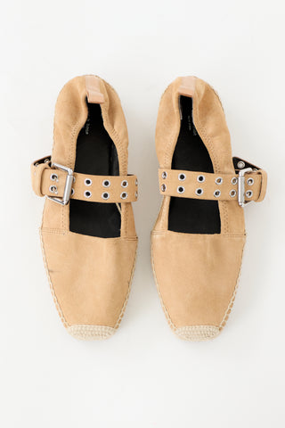 Rag & Bone Suede Anteros Espadrille Flat