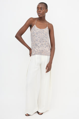 Raquel Allegra Silk Printed Camisole