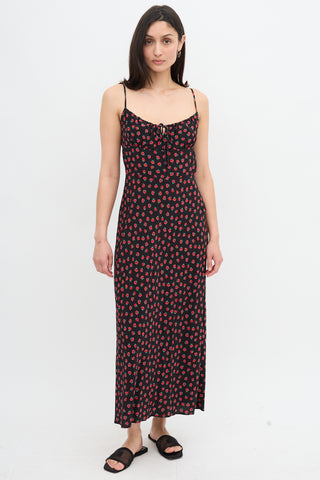 Réalisation Par Floral Alba Midi Dress