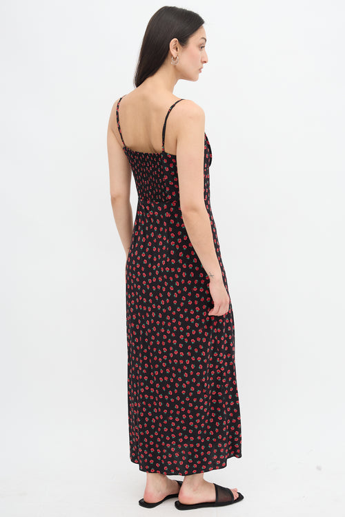 Réalisation Par Floral Alba Midi Dress