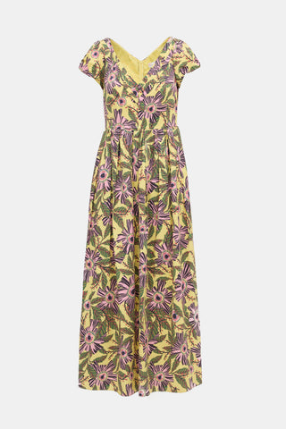 Red Valentino Floral Maxi Dress