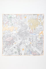 Hermès Silk Animapolis 90 Scarf