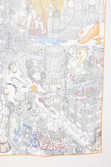 Hermès Silk Animapolis 90 Scarf