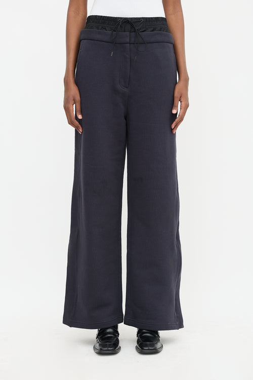 Tibi Double Waist Sweatpant