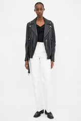 Acne Studios Leather Nate Clean Jacket