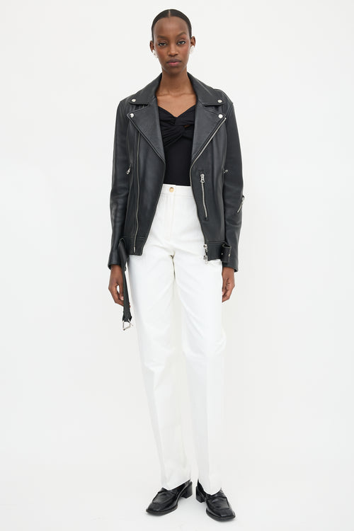 Acne Studios Leather Nate Clean Jacket