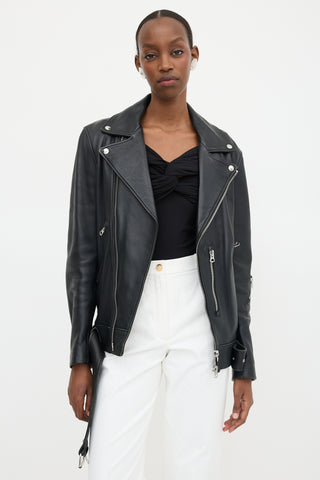 Acne Studios Leather Nate Clean Jacket