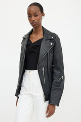 Acne Studios Leather Nate Clean Jacket